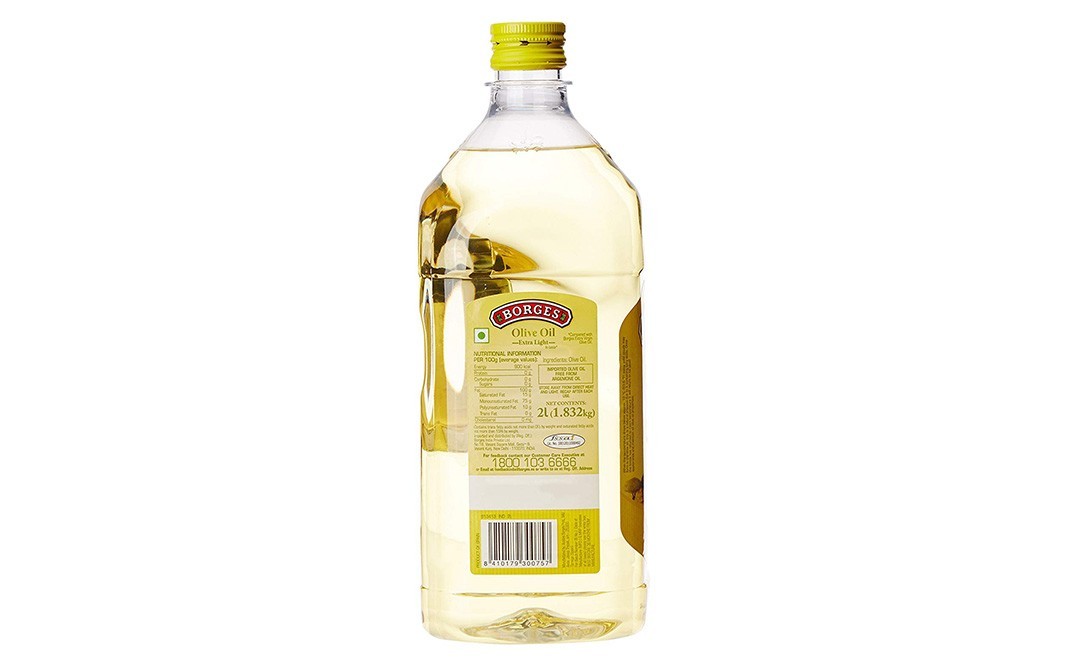 Borges Olive Oil Extra Light    Glass Bottle  2 litre